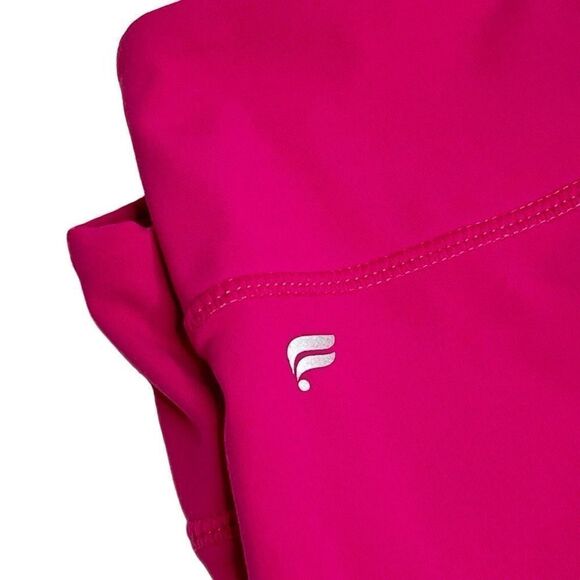 Fabletics hot pink PureLuxe ruched capri leggings size S - Picture 10 of 12
